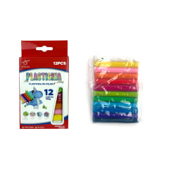 PLASTICINA 12 COLORES 160G