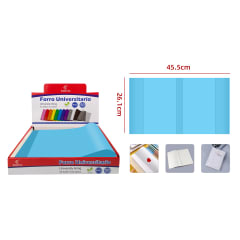 FORRO UNIVERSITARIO CELESTE 45.5X26.1CM