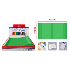 FORRO UNIVERSITARIO VERDE 45.5X26.1CM