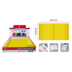 Forro college 38.4x25.6 amarillo