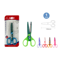 TIJERA DISEÑO ZIGZAG 135MM