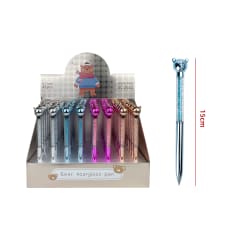 LAPIZ PASTA DISEÑO OSO  15CM