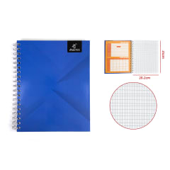 CUADERNO UNIVERSITARIO LISO AZUL CAL VERTICAL 100HJS