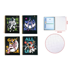 CUADERNO UNIVERSITARIO SPACE 100HJS