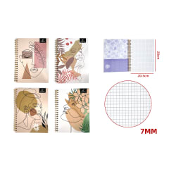 CUADERNO ESPECIAL MUJER 150 HJS 7MM