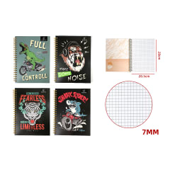 CUADERNO ESPECIAL  SKATE 150 HJS 7MM