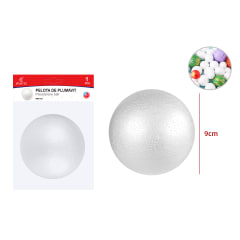 PELOTA DE PLUMAVIT 9CM 1PCS