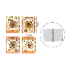 LIBRETA CAPIBARA 100 HJS CON SEPARADORES 15.5X19.5 CM