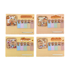 NOTAS ADHESIVAS DISEÑO CAPIBARA 17HJS 18X9CM