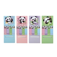 NOTAS & MARCADORES ADHESIVAS DISEÑO PANDA 17HJS 15X8.8CM