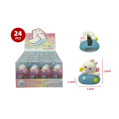 SACAPUNTAS DISEÑO CONEJO BLANCO 3.8X2.3X3.6CM