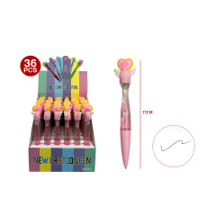 LAPICES BOLIGRAFOS CON LUZ  MOON 17cm