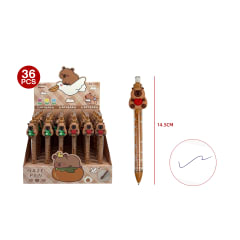 LAPICES BOLIGRAFOS DISEÑOS CAPIBARA TAMAÑO 14.5cm