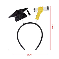 COTILLON CINTILLO GRADUACION BIRRETE CON DIPLOMA 21X21CM