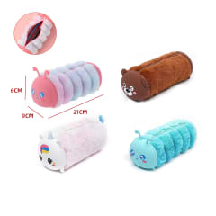 ESTUCHE PELUDO MULTI DISEÑOS 22X9X6CM
