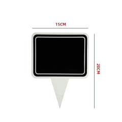 PIZARRA DE PLASTICO CON ESTACA 20X15CM