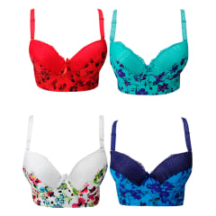 SOSTEN ESTAMPADO CON ENCAJE  |12 UNID