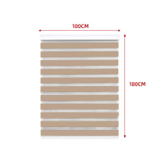 CORTINA ROLLER DUO BLACK-OUT BEIGE OSCURO 100X180CM | 6 UNID