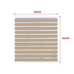 CORTINA ROLLER DUO BLACK-OUT COLOR CAFÉ CLARO 180X180CM | 6 UNID