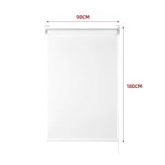 CORTINA ROLLER BLACK-OUT  BLANCO 90X180CM | 6 UNID
