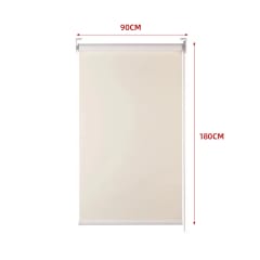 CORTINA ROLLER BLACK-OUT  BEIGE CLARO 90X180CM | 6 UNID