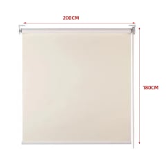 CORTINA ROLLER BLACK-OUT  BEIGE CLARO 200X180CM | 6 UNID