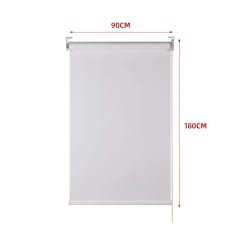 CORTINA ROLLER BLACK-OUT  GRIS CLARO 90X180CM | 6 UNID
