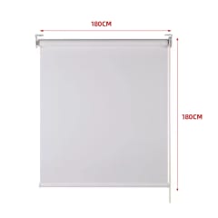 CORTINA ROLLER BLACK-OUT  GRIS CLARO 180X180CM | 6 UNID