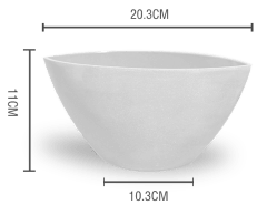 MACETERO PLASTICO LISO 20.3X11X10.3CM | 12 UNID