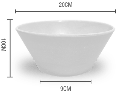 MACETERO PLASTICO JASPEADO  BLANCO 20X10X9CM | 12 UNID