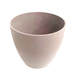 MACETERO PLASTICO CILINDRO LISO 17X14.5CM | 12 UNID