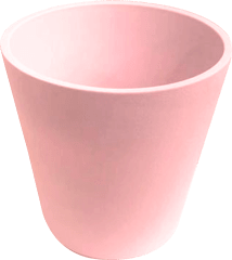 MACETERO PLASTICO LISO ROSADO 15.5X10.5X15CM | 12 UNID