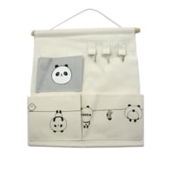 ORGANIZADOR COLGANTE CON ESTAMPADO POLIESTER 34x30CM | 12 UNID