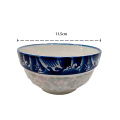BOWL CON DISEÑO CERAMICA 11.43 CM | 12 UNID