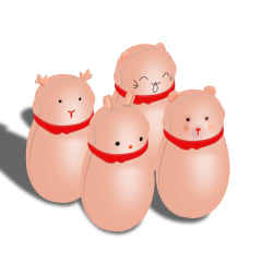 CALENTADOR ELECTRICO MESA CON LUZ 5 6.3x6.2x9.9 CM