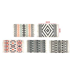 TAPETE CASA CON FLECOS 100% POLIESTER 50X80 CM