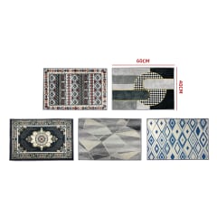 TAPETE DISEÑOS CASA 50% POLIESTER 50% TPR 40*60 CM