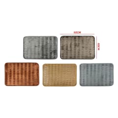 TAPETE BAÑO CHUNKY 100% POLIESTER 40*60 CM