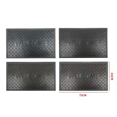 TAPETE EXTERIOR CASA 100% PVC 45X75 CM