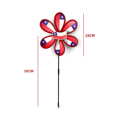REMOLINO VIENTO ESTILO FLOR BANDERA CHILE 28*50CM
