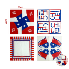 SERVILLETA PAPEL FIESTAS PATRIAS MULTI DISEÑO 33*33CM