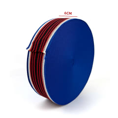 ROLLO FAJA TRICOLOR  PARA FIESTAS PATRIAS 6 CMSX50M X METRO