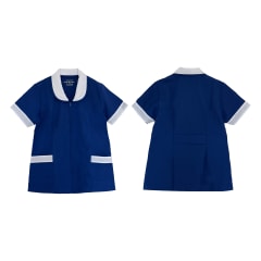 DELANTAL CORTO ASESORA DEL HOGAR AZUL ANTI FLUIDO S/M/L/XL/XXL