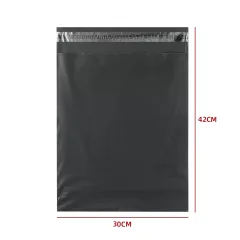 BOLSA COURIER NEGRA ALTA RESISTENCIA 30X42CM