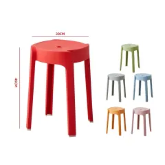 BANQUETA APILABLE PLASTICA 30X30X46 CM