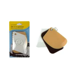 ESPATULA DECORADORA PARA TORTA  3PCS