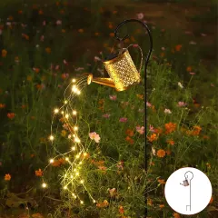 LAMPARA SOLAR REGADERA LED JARDIN 80X22CM