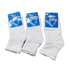 CALCETINES DE NIÑO CON MALLA COLOR BLANCO TALLA 2-4-6 | 12 UNID