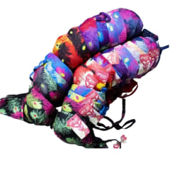 SOSTEN DE MUJER DISEÑOS PLUMAS CON COLORES  | 12 UNID