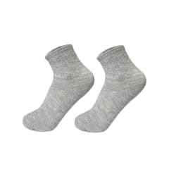 CALCETINES DE NIÑO CORTE MEDIO GRIS PACK DE 3 TALLA 9-12 | 12 UNID